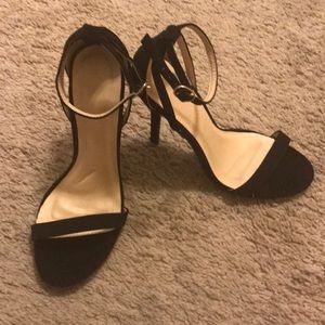 Black strap stilletos